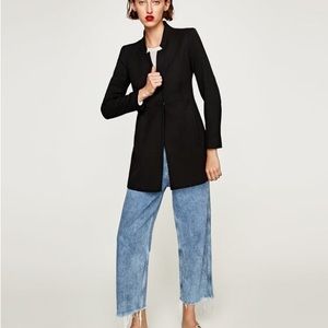 Zara Inverted Lapel Frock Coat